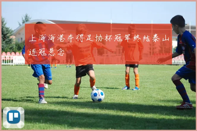 上海海港夺得足协杯冠军终结泰山连冠悬念